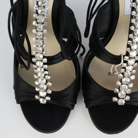 NEW JIMMY CHOO Kenny 100 Crystal Sandals - Picture 9 of 16